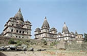 Orchha - Royal Chattris (cenotaphs) 